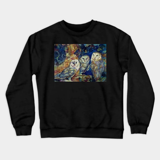 barn owls Crewneck Sweatshirt by betta